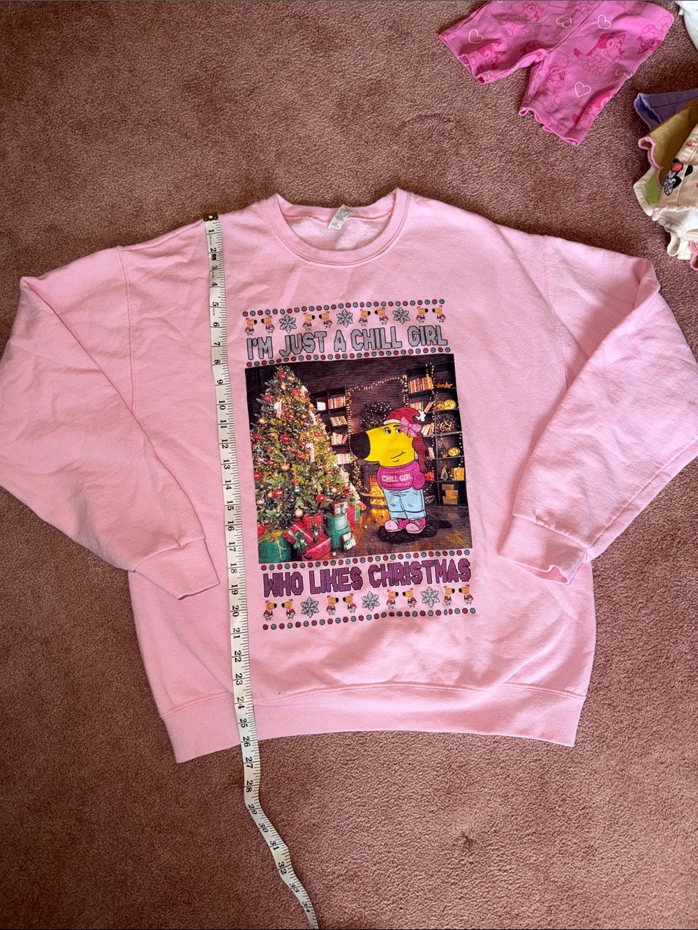 Jerzees Pink NuBlend Crewneck Sweatshirt